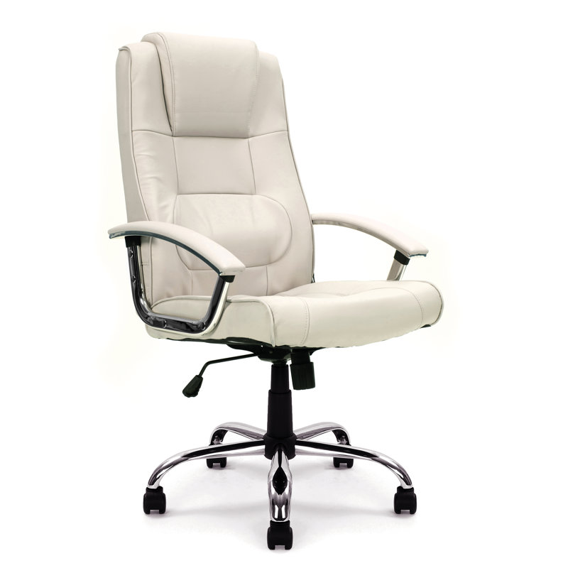 Wade Logan Righer Executive Chair, Cream