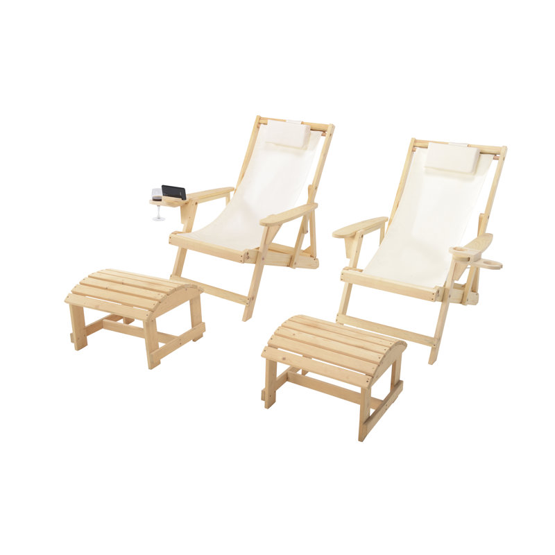 Chaise de bureau pliante Palladino, collection romantique, Naturel, Beige