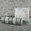 Ensemble de couvre-lit matelassé en coton jacquard bleu sarcelle, taille Queen-136111561-136111562