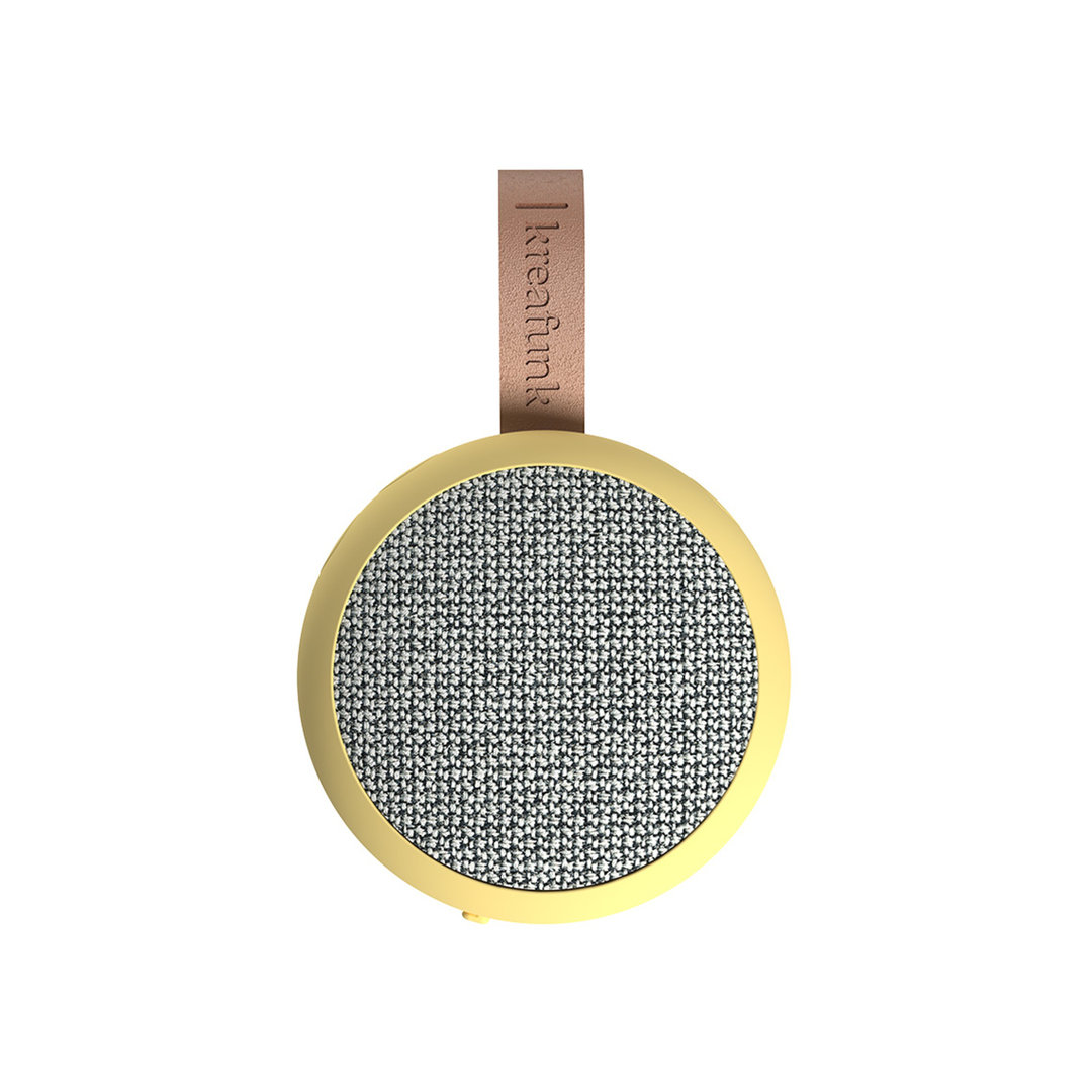 aGO 2 Fabric Bluetooth Speaker - Soft Yellow