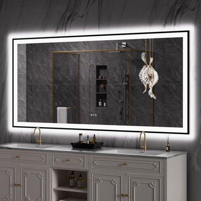 Frameless LED Bathroom Mirror,Smart Mirror
