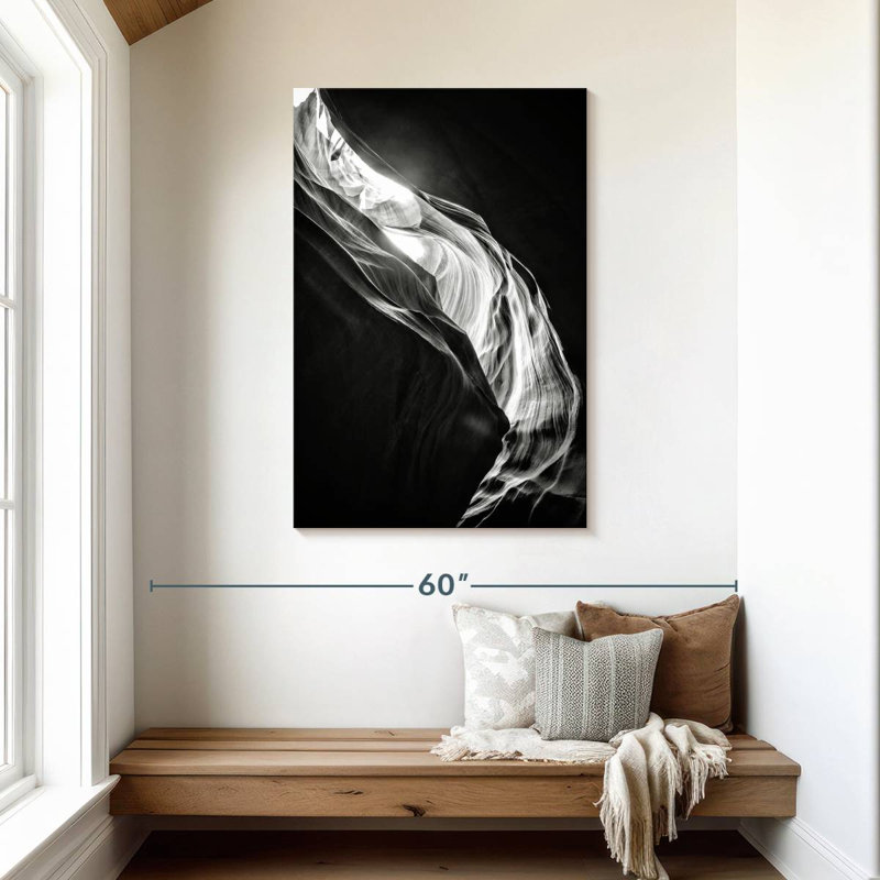 Aime Antelope Canyon Natural Wonder BW, H 45 po x l 30 po