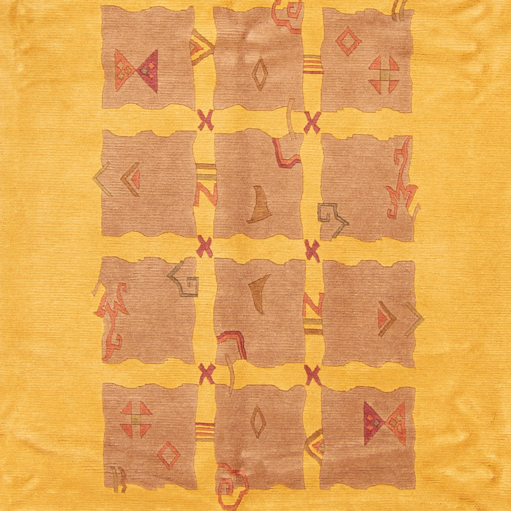 Oriental Nepal Rug - 357 x 256cm - gold