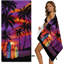 Serviette de plage en microfibre Tropical Sunset