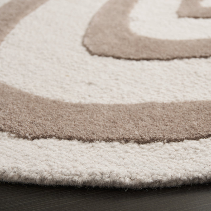 Tapis en coton touffeté à la main Novelty, Nouveauté 5 pi x 5 pi
