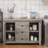 Buffet Cabinet With Drawers, 52" Large Sideboard Buffet Storage Cabinet