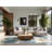 Soft Plush Fehrenbach Hanukkah Modern & Contemporary Abstract Area Rug in Beige – SkyBlue Binding-232988584