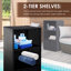 Porte-serviettes de piscine Outsunny Valet-113696054