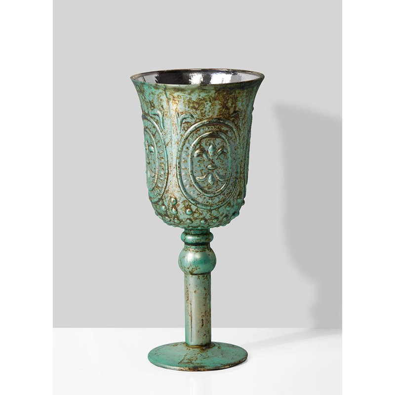 Vase de table en verre