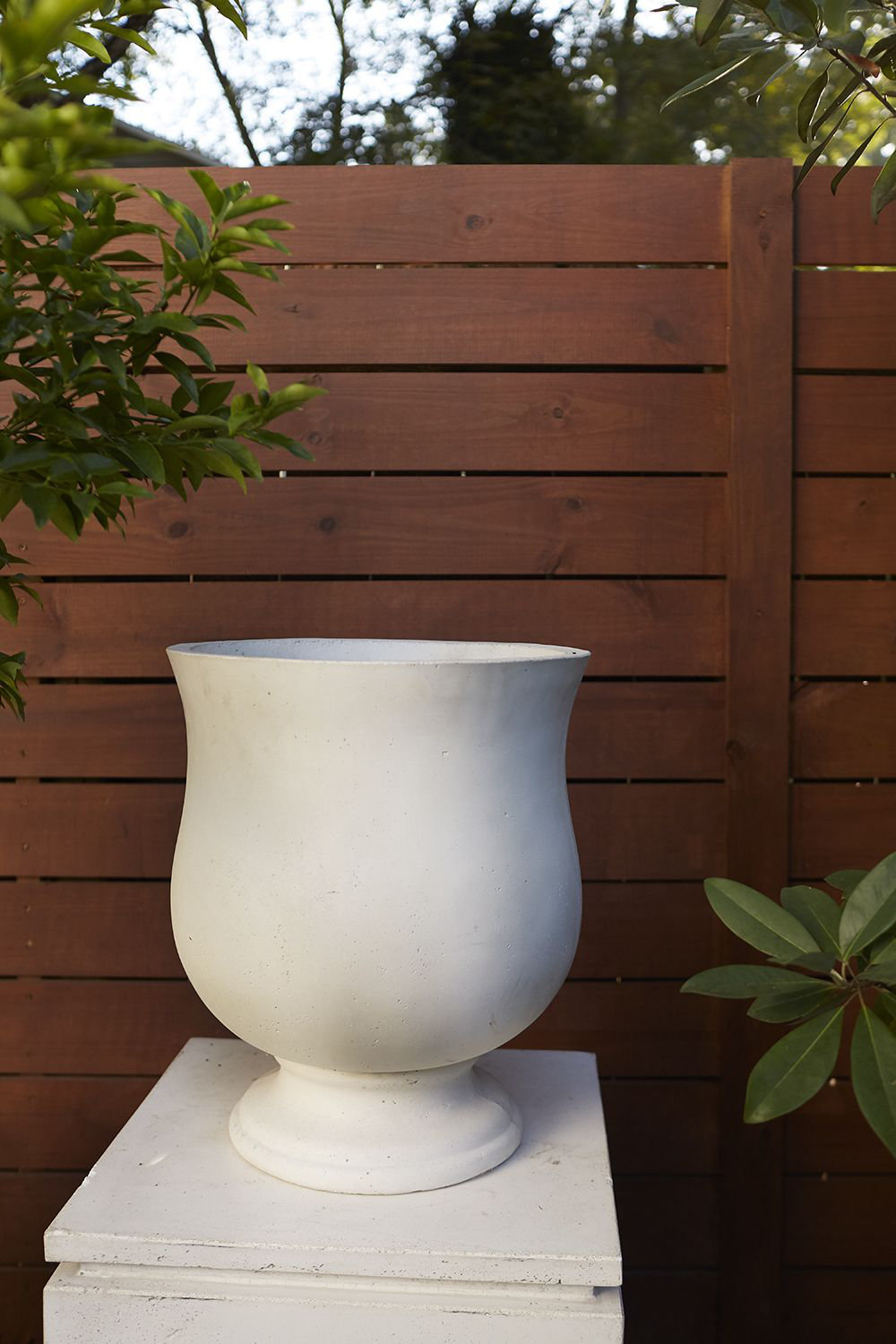 17" Concrete Urn Planter