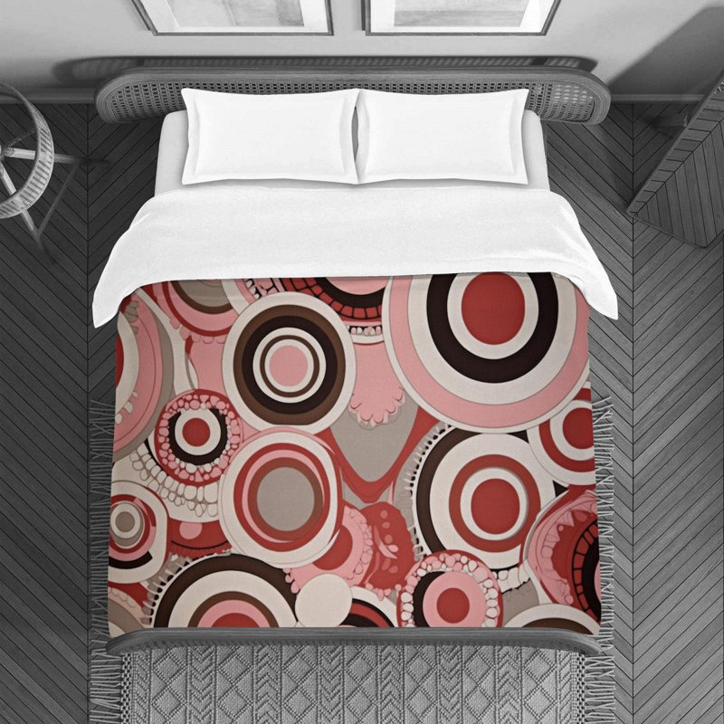 Funky Polyester Abstract Duvet Cover, Twin Duvet Cover