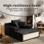 Fauteuil inclinable d'intérieur 64,96 pouces