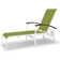 Askar Outdoor Rust-Resistant Metal Chaise Lounge