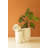 SET OF THREE STONE COMPOSITE PLANTERS