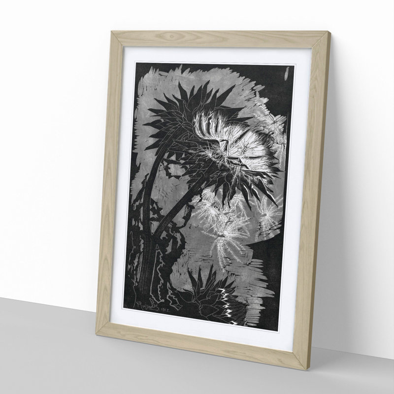 Artichoke Vol.1 by Reijer Stolk - Picture Frame Painting, 36cm H x 27cm W x 2cm D, Oak Framed
