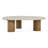 Marlin - Modern Marble + Mango Wood Nesting Table Set