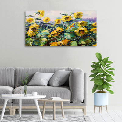 Sunflowers - No Frame Print on Canvas