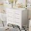 Ensemble de meuble-lavabo simple 34,48 po avec plateau en bois manufacturé Strowbridge