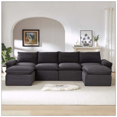 Modern Corduroy Cloud Sofa