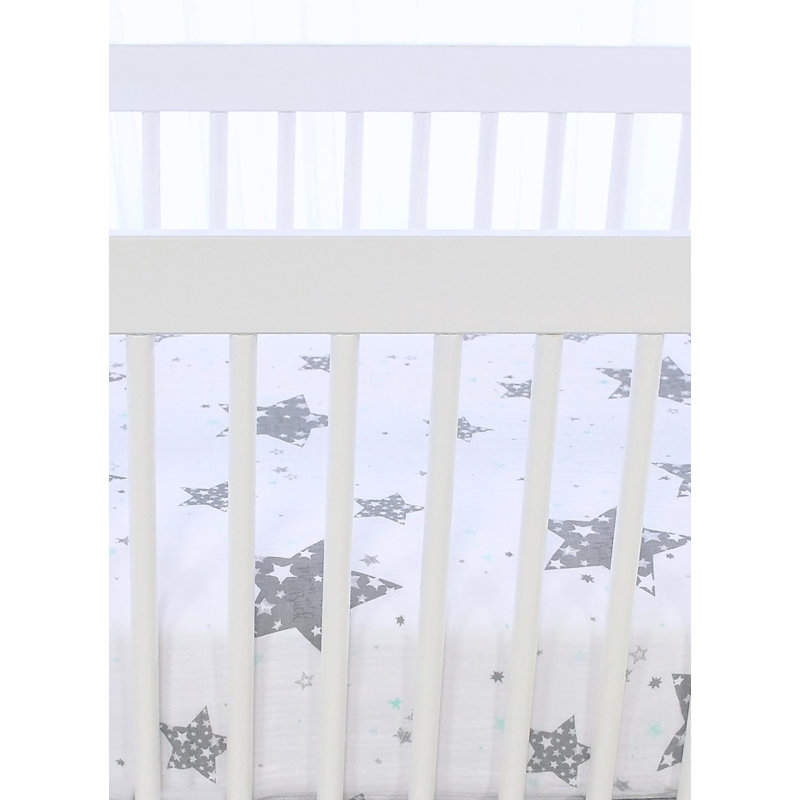 Drap-housse pour lit de bébé 100% coton Demers