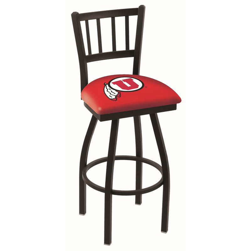 Tabouret de comptoir pivotant de 25 po NCAA, 30 po de hauteur, Utah
