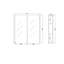 VeeBath Sphinx 600mm Wall Hung Unit with Mirror Cabinet