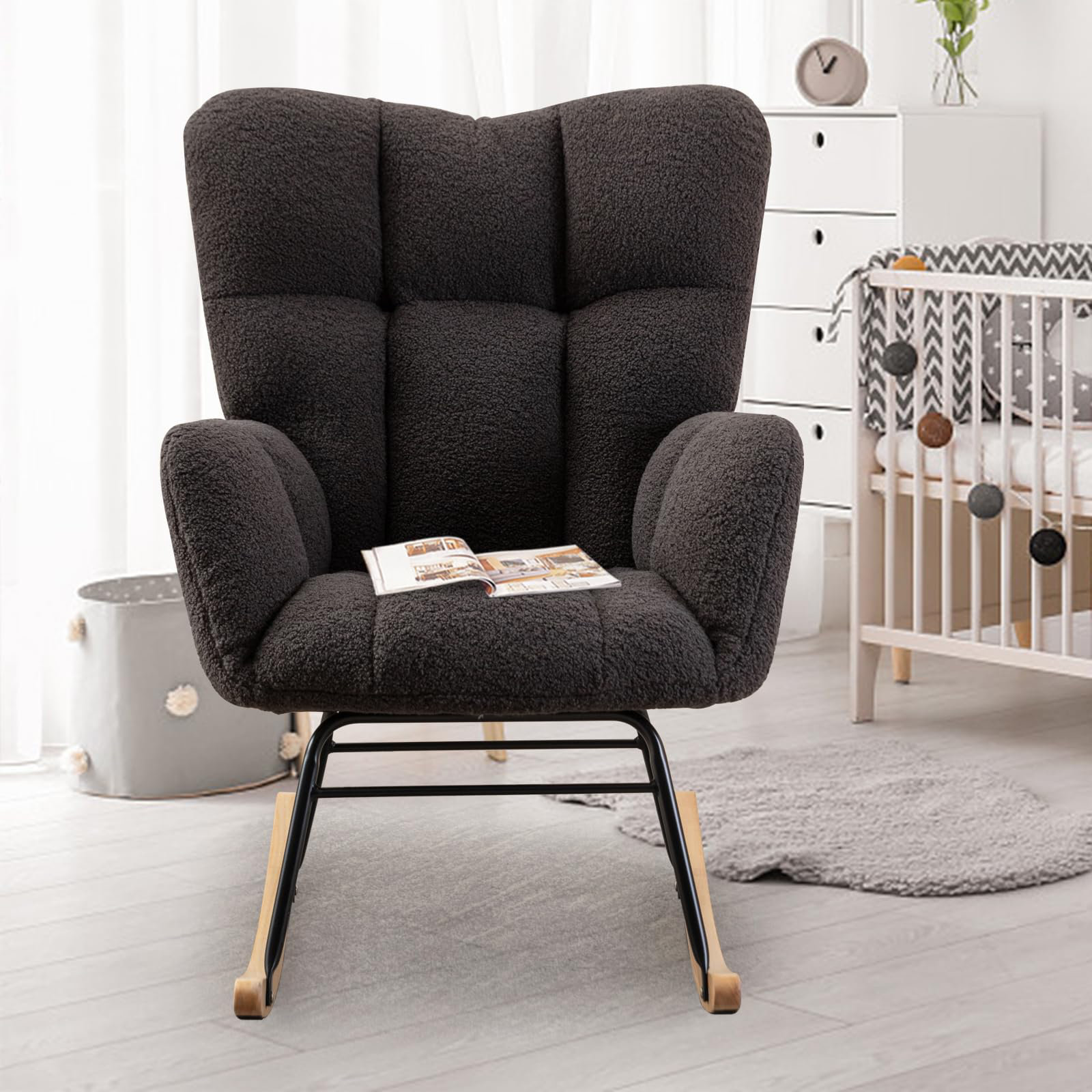 George Oliver Ghyslain Rocking Chair Reviews Wayfair Canada