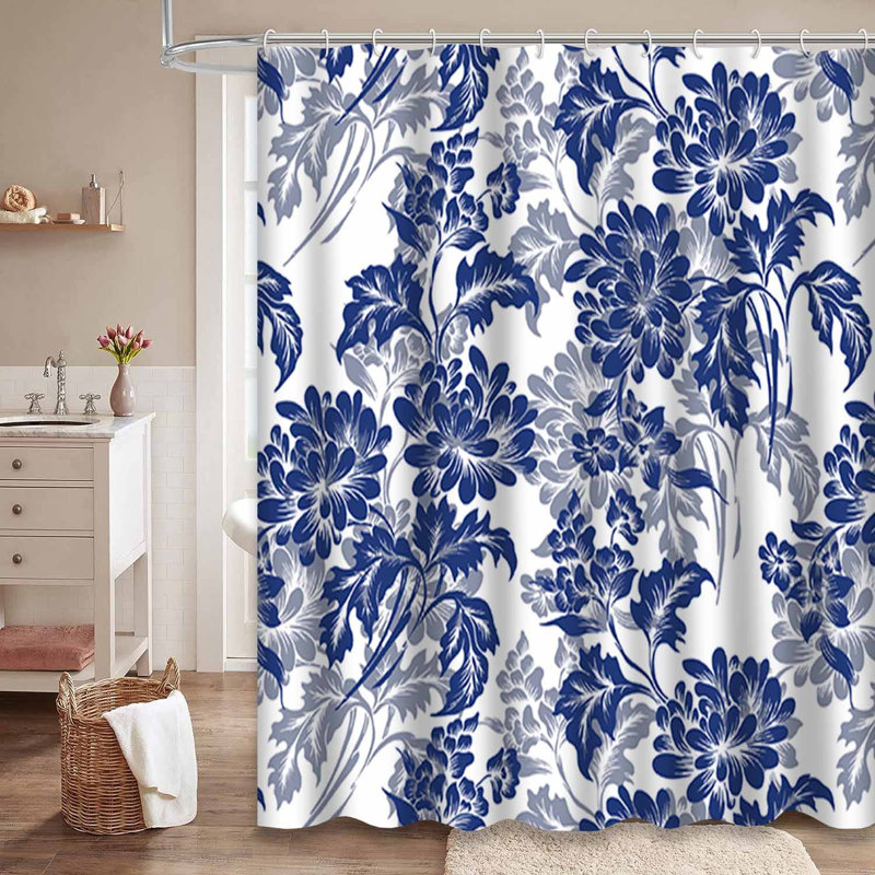 Rideau de douche Batik, L 72 po x l 78 po