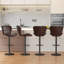 Adjustable Height Counter Stool with Metal Frame-1457350102