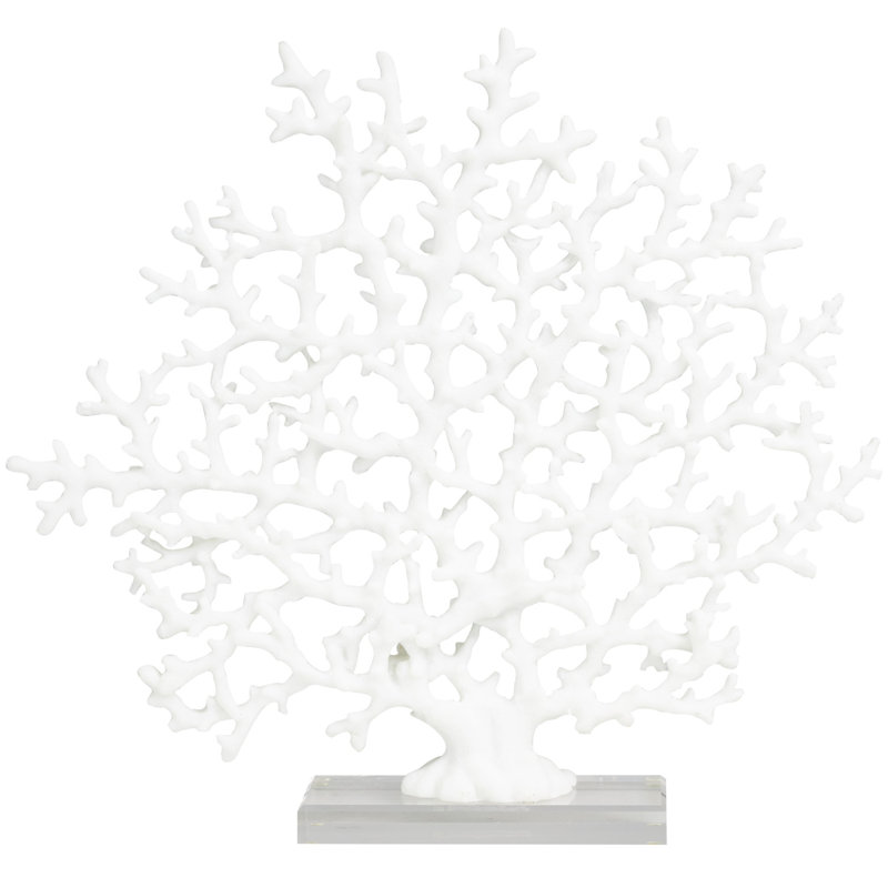Sculpture corail Enprise, Blanc