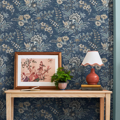 Laura Ashley Marlbrook Pale Linen Wallpaper -  Winston Porter, 338C4145DD0B4536B259F3DCF40188AD