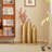 Floor Metal Vase, 3-Piece Set