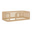 Structure de lit en bois avec clôture-1179921207