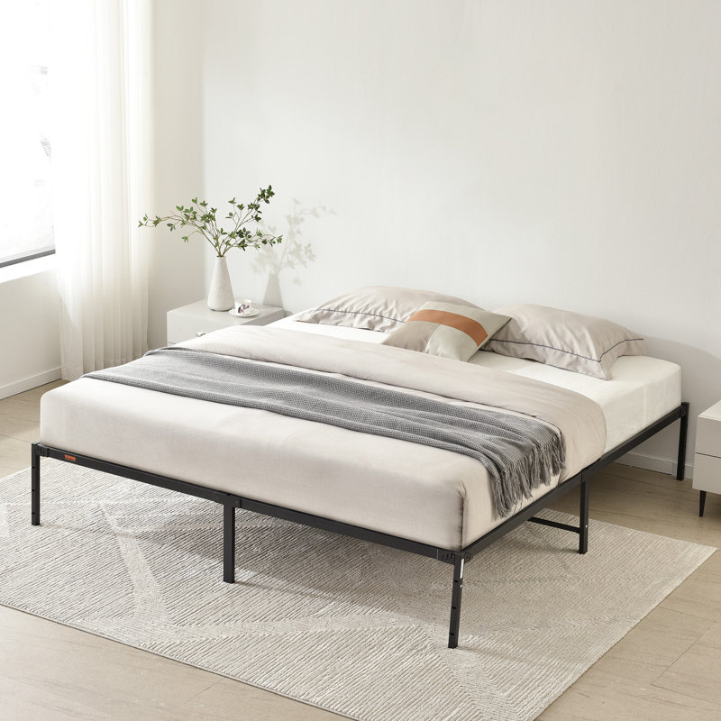 Tesfai 14'' Steel Platform Bed, King, 14"