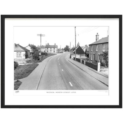 Wicken, North Street C1955 by Francis Frith - Single Picture Frame Print