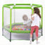 Trampoline pour tout-petits avec filet de sécurité et balles, parfait pour s'amuser à l'intérieur et à l'extérieur, jouer en toute sécurité-132492627