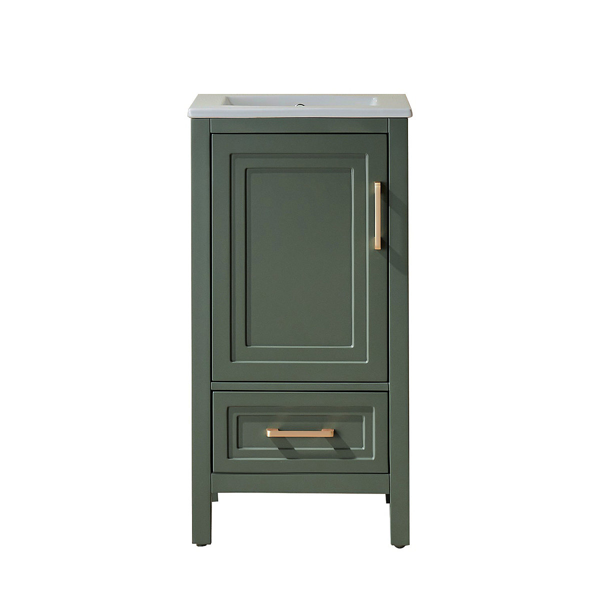 George Oliver Fully Assembled 18'' Freestanding Single Bathroom Vanity ...