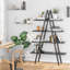 165cm H x 91cm W Steel Ladder Bookcase-2106118493