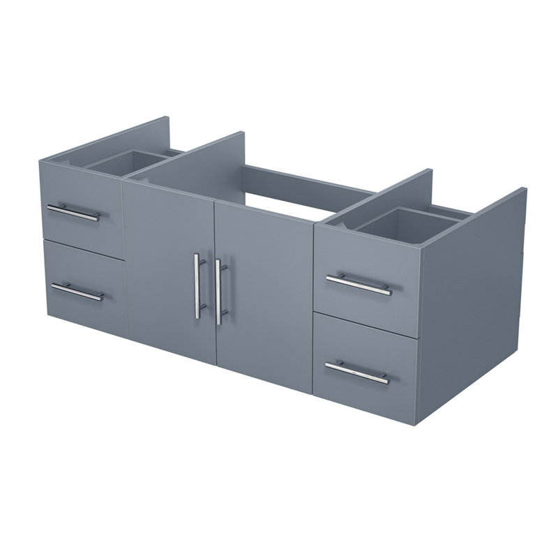 Meuble-lavabo pour salle de bain, Gris foncé