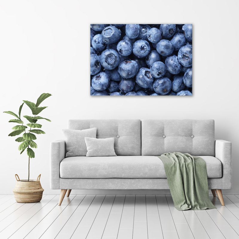 Blueberries - Wrapped Canvas Print
