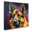 German Shepherd Color Field Painting No.1 - No Frame Print-639362125