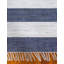 Tapis bleu marine en coton noué à la main Priolo-1010212618