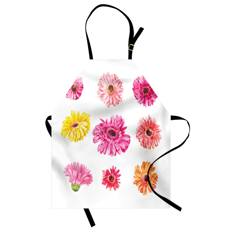 Multicolore tablier East Urban Home Gerber Daisy, cuisine de jardinage, taille adulte