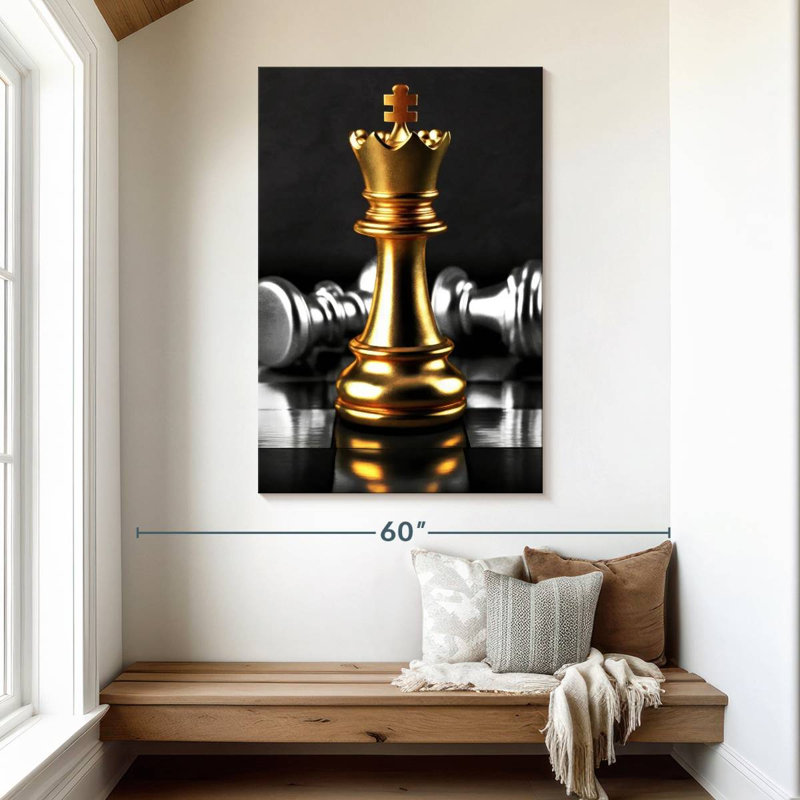 Senne Victorious Chess King, 48" H x 32" W