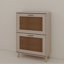 Armoire, rangement pour chaussures, support à 2 niveaux pour le hall d'entrée - organisateur stable et spacieux, conception facile d'accès, peut contenir jusqu'à 12 paires
