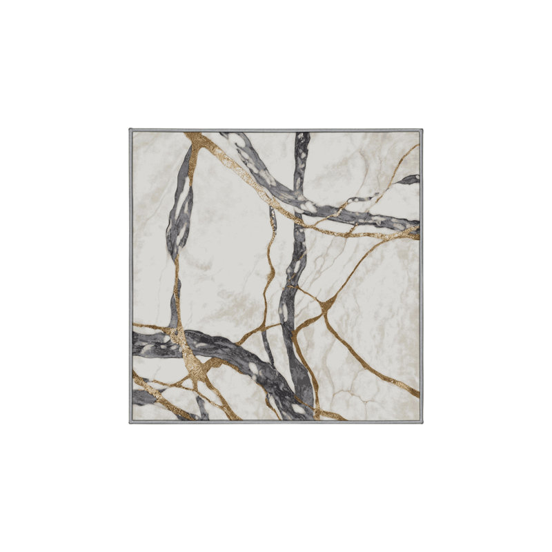 Machine Washable Gray Area Rug