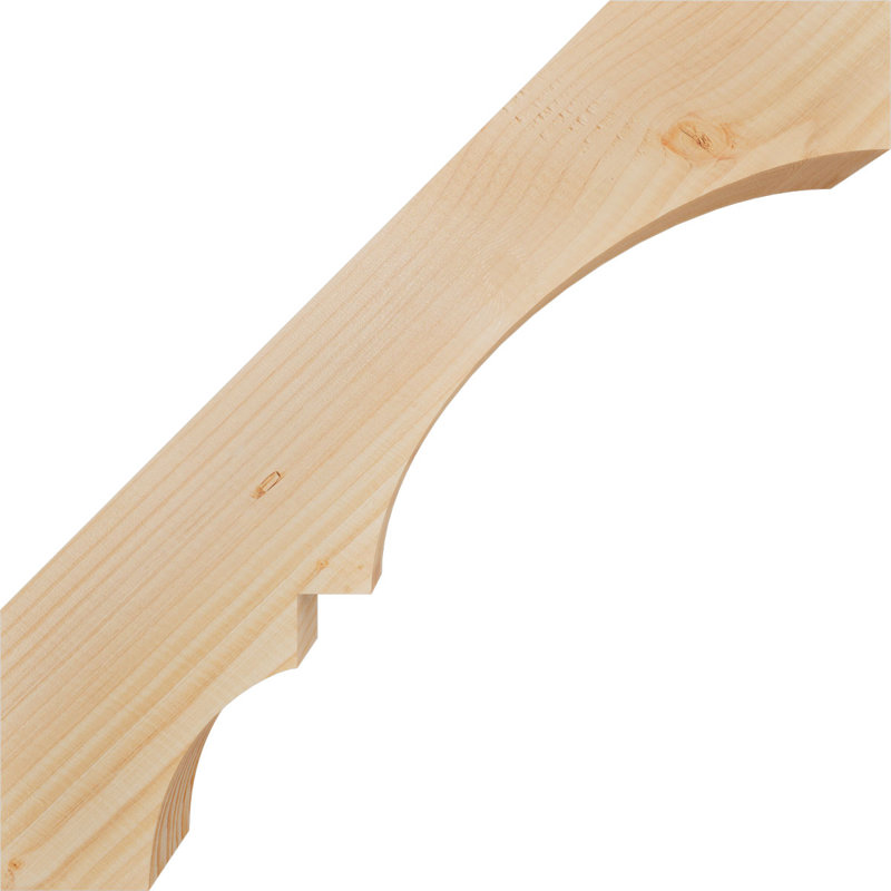 Genouillère Balboa, Sapin de Douglas, Lisse, H 22 po x l 3,5 po x P 22 po
