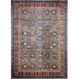 Transitional One-of-a-Kind Rectangle 9' X 12'4" Hand Knotted Area Rug