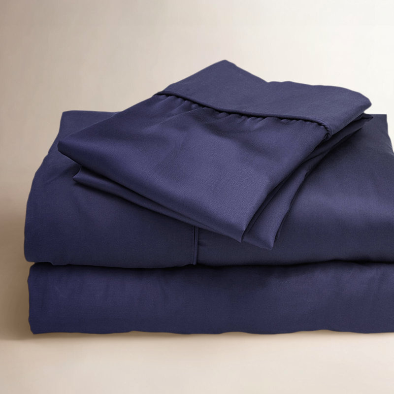 Signature Sateen Sheet Set, Cal King Sheet Set with 3 Additional Pieces, Ocean