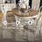 Azil Solid Wood Base Dining Table
